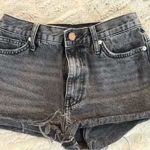 BDG Charcoal Denim Shorts